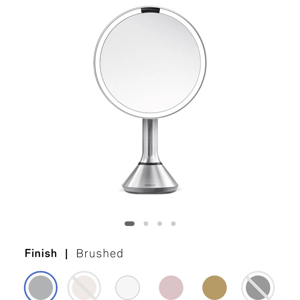 simplehuman illuminated Vanity Mirror with sensor
